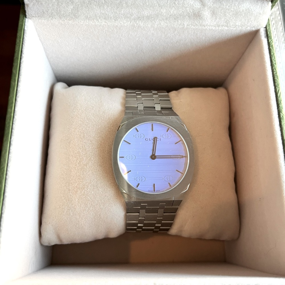 Gucci Silver Stainless Steel Watch